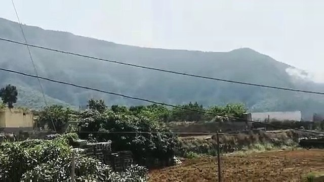 Alertan de un conato de incendio forestal en Los Realejos