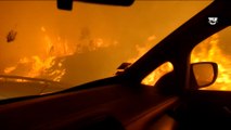 Incendie au Portugal : il se filme sur une autoroute cernée par les flammes