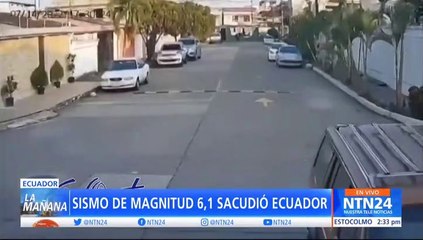 Terremoto de 6,1 sacudió gran parte de Ecuador