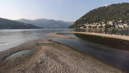 Siccita', al lago di Como acque sotto il livello di guardia: a rischio la navigazione