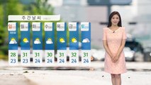 [날씨] 오늘 전국 무더위...곳곳 소나기 / YTN