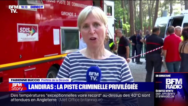 Fabienne Buccio, préfète de Gironde: Le feu n'est pas fixé