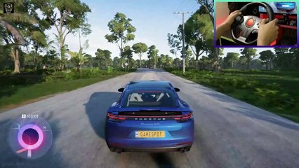Porsche Panamera Turbo PXN Steering Wheel Gameplay