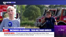 Incendies en Gironde: 4700 hectares détruits à Landiras, 3150 hectares sur La Teste-de-Buch