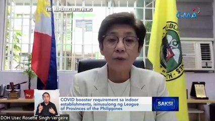DOH OIC Vergeire, paiigtingin ang COVID vaccination alinsunod sa utos ni PBBM | Saksi