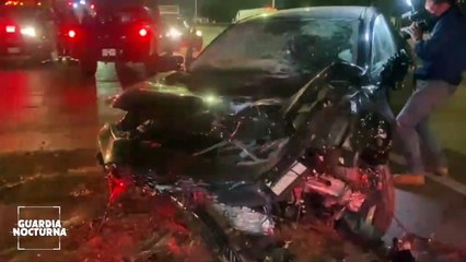 Un automovilista alcoholizado chocó con una unidad de carga nombrada «madrina», en Periférico