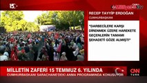 Cumhurbaşkanı Erdoğan'dan 15 Temmuz Demokrasi ve Milli Birlik Günü'nde önemli açıklamalar
