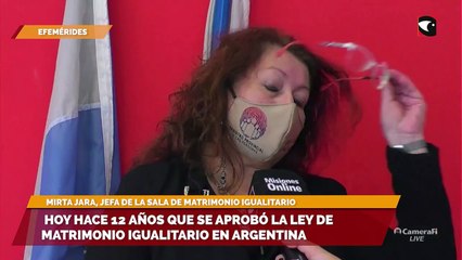 Hoy hace 12 años que se aprobó la ley de matrimonio igualitario en Argentina