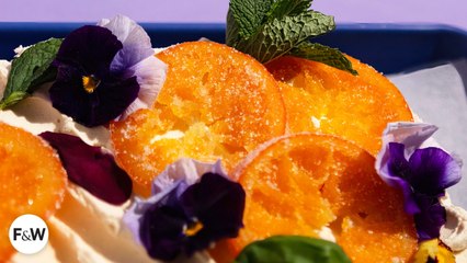 ‘Grown-Up’ Sour Candy Decorates This Citrus Olive Oil Cake | Cake Recipe | Pastries with Paola