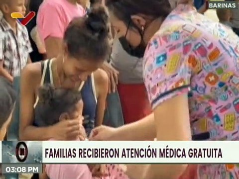 Organismos de seguridad llevaron atención médica a comunidades afectadas por las lluvias en Barinas