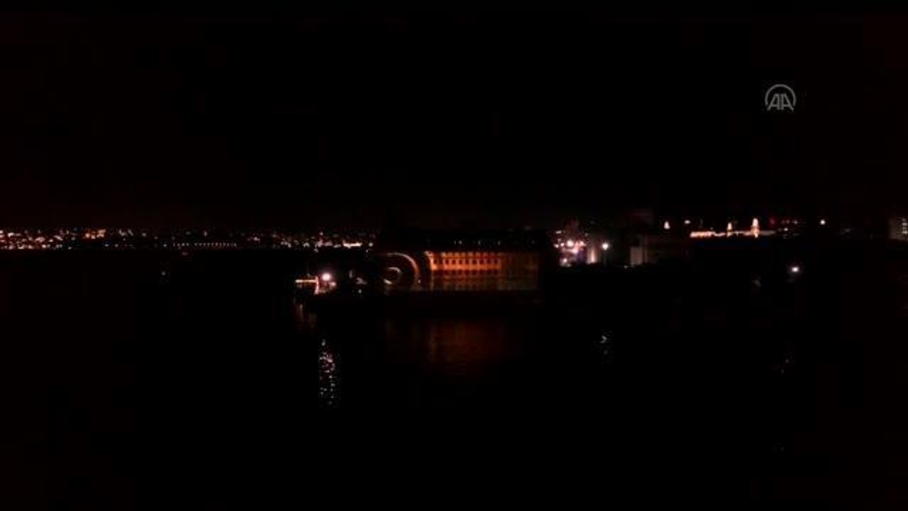 15 Temmuz Demokrasi ve Milli Birlik Günü video mapping gösterimi (2)