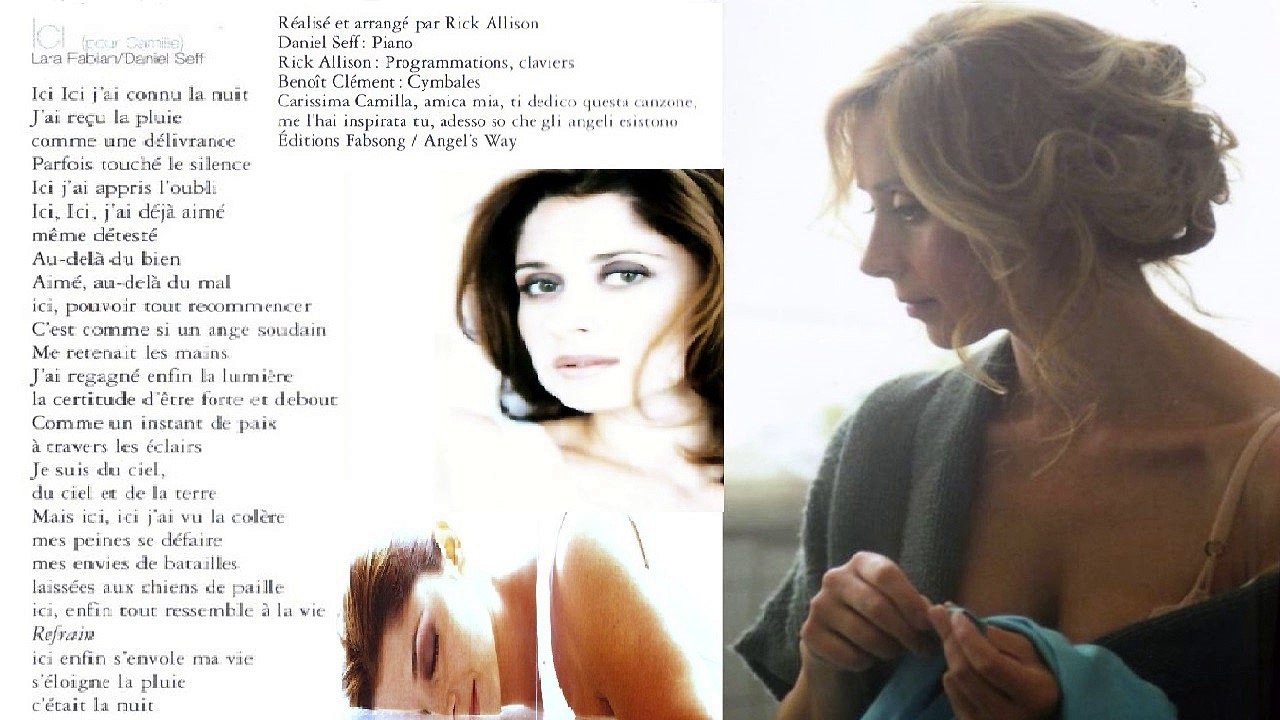 Lara Fabian — ici (Lara Fabian/Daniel Seff) | Lyrics | CD Album | LARA FABIAN : PURE | Édition Collector