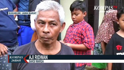 Cucu Dan Kakek Terseret Derasnya Sungai Citamiang Sukabumi