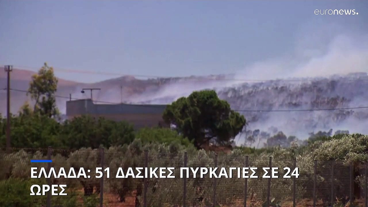 Ελλάδα: 51 δασικές φωτιές σε 24 ώρες - Μαίνεται η πυρκαγιά στο Ρέθυμνο