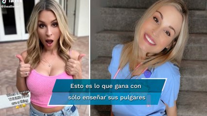 Enfermera es despedida y se hace millonaria en OnlyFans por sus pulgares flexibles