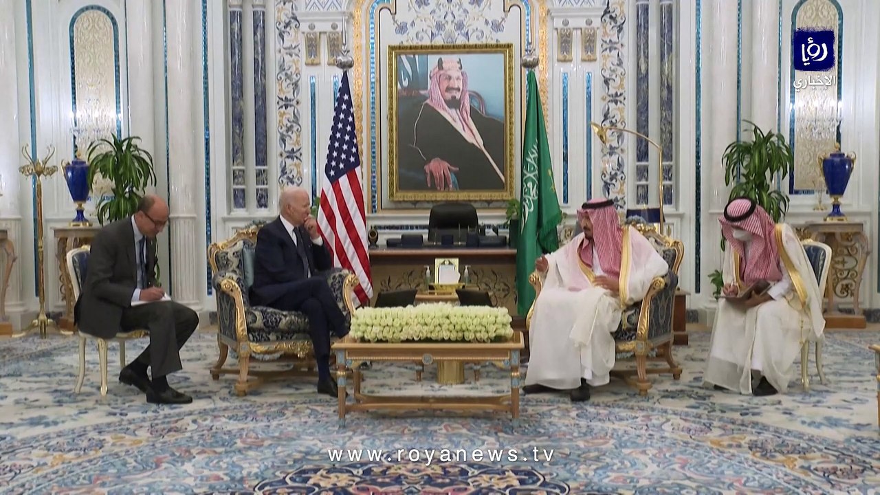 ولي العهد السعودي والرئيس الأمريكي يعقدان مباحث...