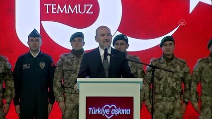 Soylu: "Şehidimin kanı üzerinden birileriyle helalleşme yapmaya çalışanların bu dünyada da öteki dünyada da yeri yoktur"