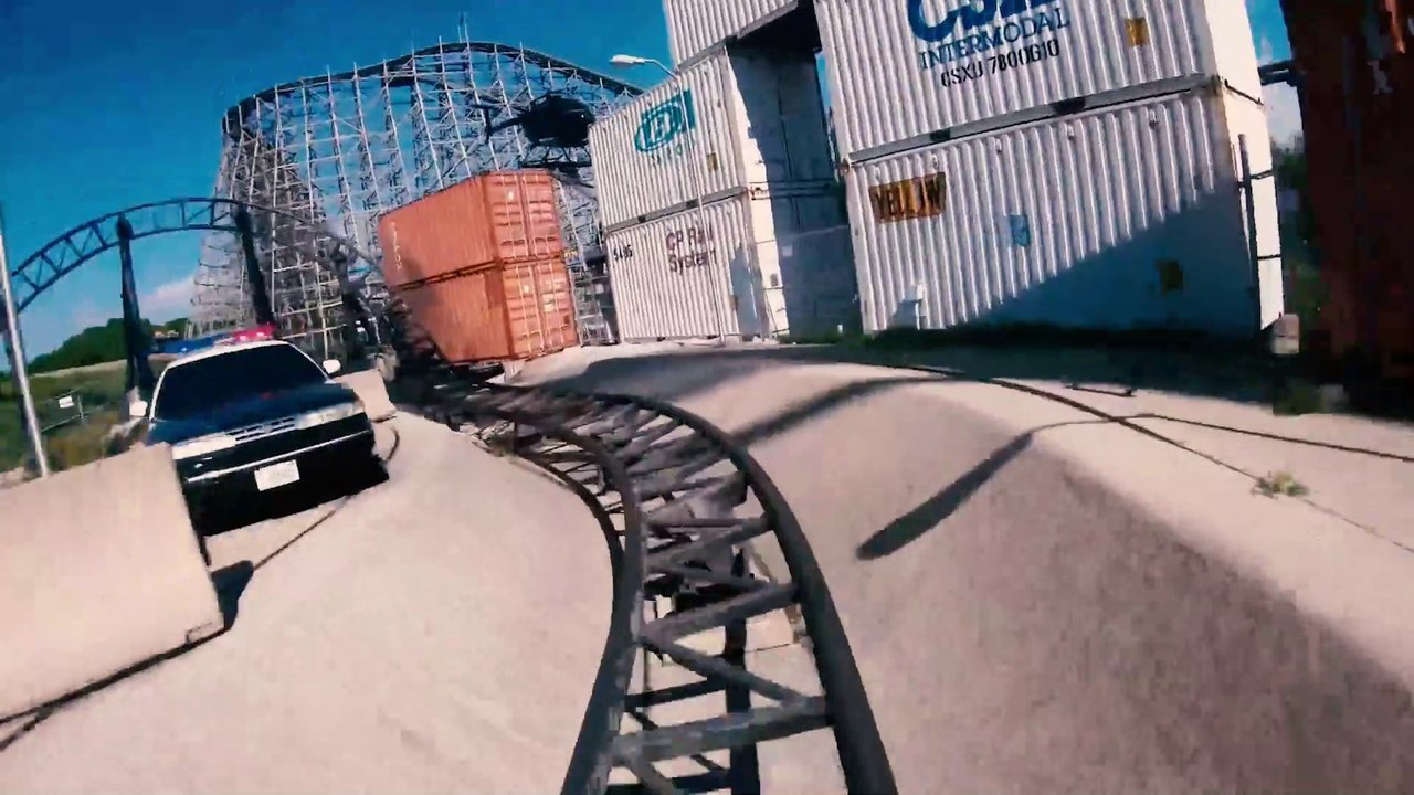 Backlot Stunt Coaster (Canada's Wonderland - Vaughan, Ontario) - Roller Coaster POV Video