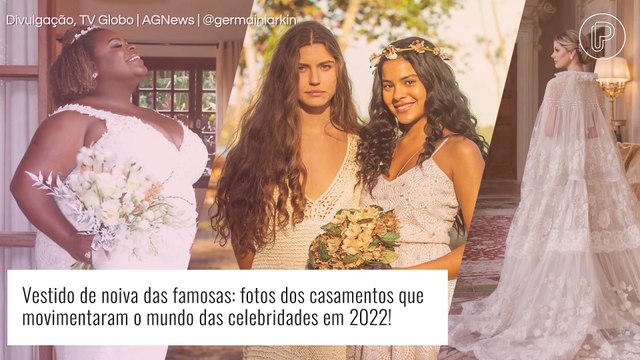 Casamento das famosas: os vestidos de noiva mais bonitos do ano para você se inspirar!