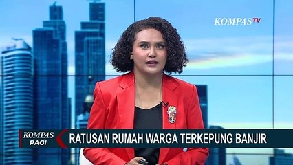 Tak Hanya Rendam Rumah Warga, Banjir Juga Kepung Mapolsek Resor Pinang Tangerang