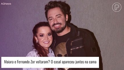 Maiara e Fernando Zor gravam vídeo na cama e indicam 11ª reconciliação. Aos detalhes!