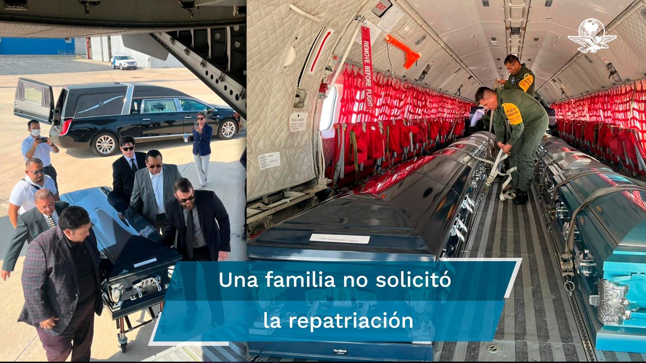 Finaliza la repatriación de 25 migrantes mexicanos que murieron en un tráiler en Texas