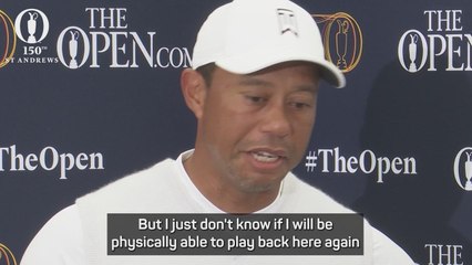 Tributes to Tiger as sun sets on St Andrews love affair