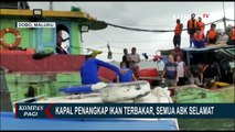 Kapal Penangkap Ikan di Perairan Maluku Terbakar, 28 ABK Terjun ke Laut Selamatkan Diri