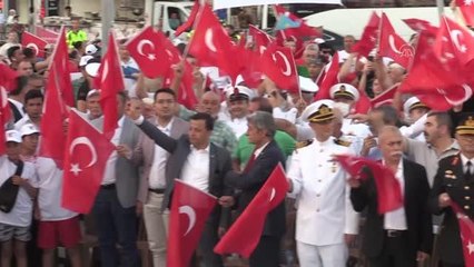 Marmaris'te 15 Temmuz Demokrasi ve Milli Birlik Günü dolayısıyla etkinlikleri