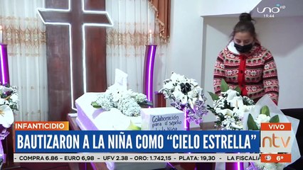 La niña víctima de infanticidio fue bautizada como Cielo Estrella