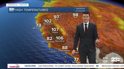 23ABC Evening weather update July 15, 2022