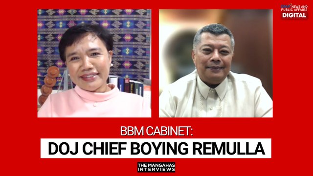 BBM CABINET: DOJ Chief Boying Remulla | The Mangahas Interviews
