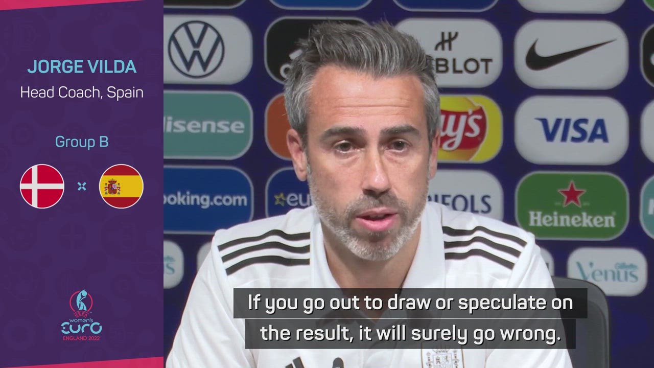 Spain not playing for a draw against Denmark - Vilda