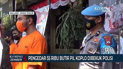 Pengedar 55 Ribu Butir Pil Koplo Dibekuk, Diedarkan di Malang Kota