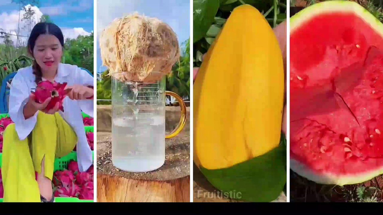 Orange Juice video  watermelon | coconut water | Lovely Fruits Channel