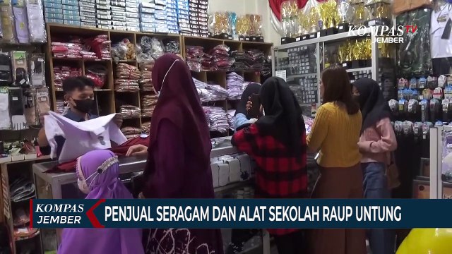 Jelang Pembelajaran Tatap Muka, Penjual Seragam Sekolah Meraup Untung