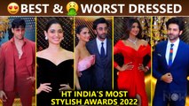 Best & Worst Dressed | Ranbir, Shilpa, Kartik, Disha, Samantha At HT Most Stylish Awards 2022