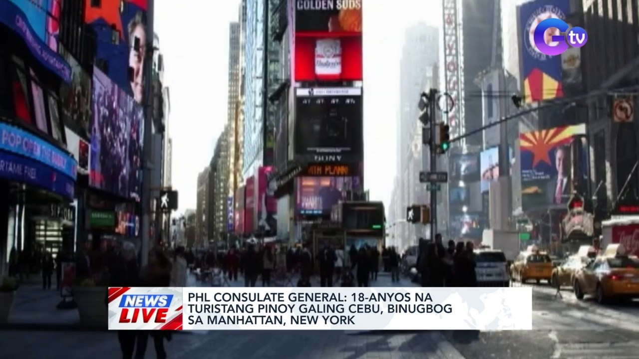 PHL consulate general: 18-anyos na turistang Pinoy galing Cebu, binugbog sa Manhattan, New York | News Live