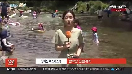 Télécharger la video: '초복' 더위 피해 계곡으로…주말 피서객 '북적'