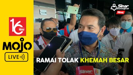 Kongres PKR: Rafizi yakin ramai tolak khemah besar