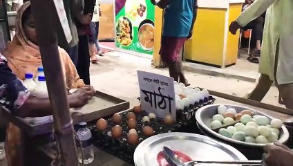 Extreme Hot Milk & Egg Mixture to Boost Immunity | Bangladeshi Street Food