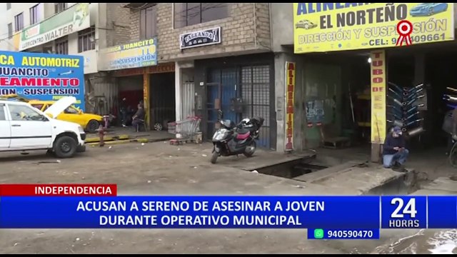Independencia: Municipio se pronuncia sobre sereno acusado de disparar y matar a joven