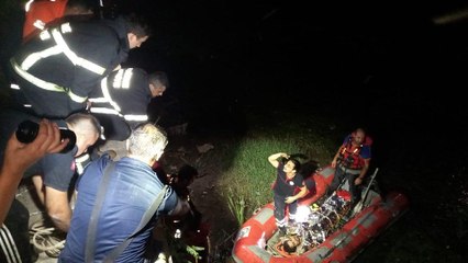Tunca Nehri’ne düştü… Ekipler seferber oldu