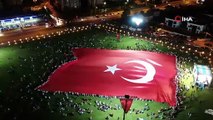 Dünyanın en büyük Türk Bayrağı 15 Temmuz'da yeniden açıldı