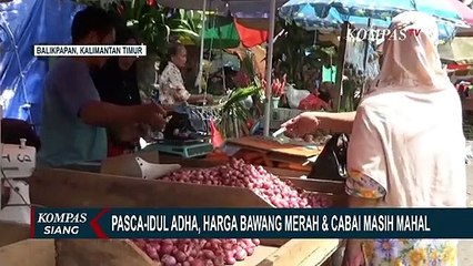 Download Video: Pasca Hari Raya Idul Adha, Harga Bawang Merah dan Cabai di Balikpapan Terpantau Masih Mahal