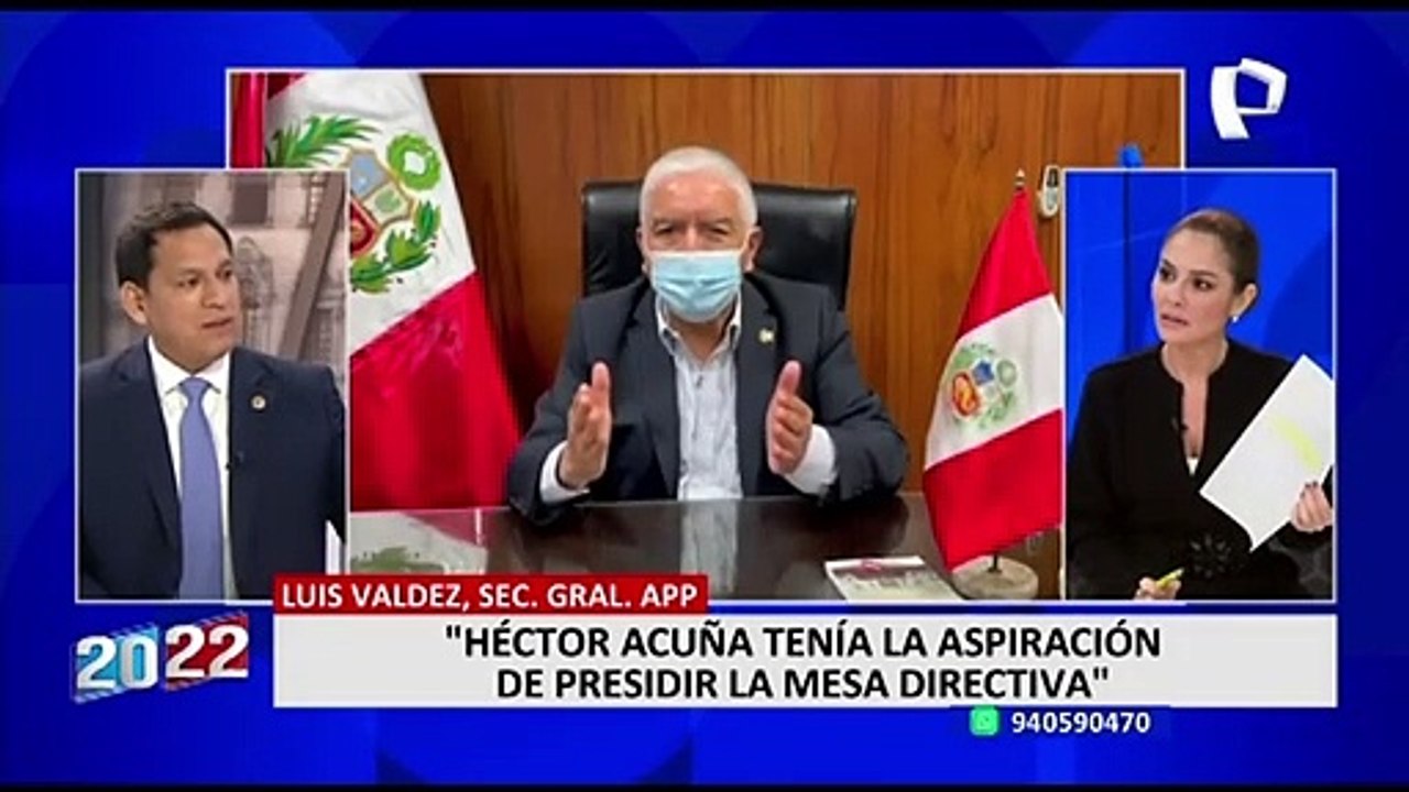 Luis Valdez: "César Acuña siempre ha preferido los intereses del país sobre cualquier congresista"