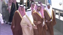 الأمير محمد بن سلمان يستقبل ولي عهد الكويت في مطار جدة