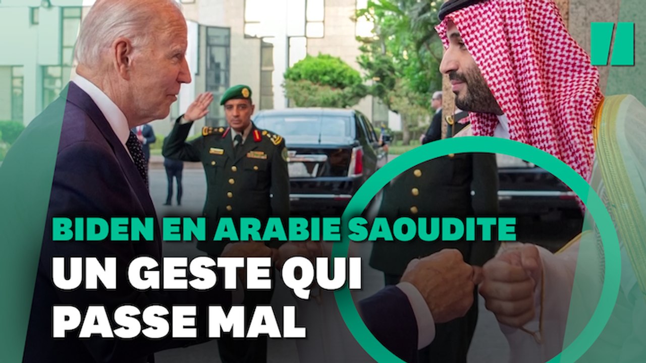 Ce "check" de Joe Biden en Arabie Saoudite ne passe pas inaperçu