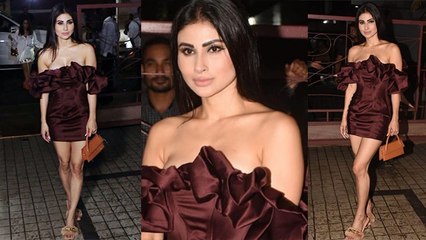 Mouni Roy Brown Short Dress Look Troll ,ज्यादा पैसे और कपड़े...। Boldsky *Entertainment