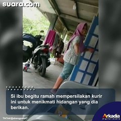 Cara Kurir Ini Dapat Minum dan Makan Gratis dari Customer Curi Perhatian